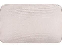 New Beliani Divano da giardino 2 posti OMEGANA Senza braccia Rattan sintetico (PE) Beige chiaro Beige Nero