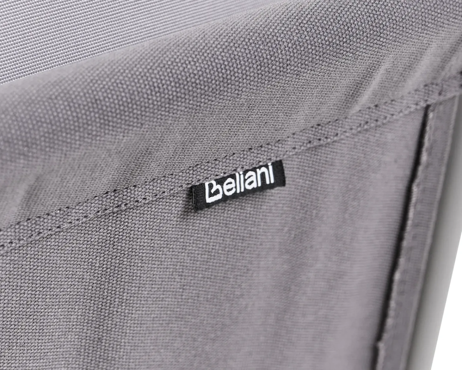 Beliani Divano da giardino 2 posti PICO Metallo Grigio