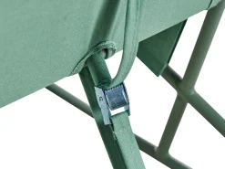 Hot Beliani Divano da giardino 2 posti PICO Metallo Verde Beige Verde