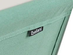 Discount Beliani Divano da giardino 2 posti PONTE Metallo Verde Beige Verde