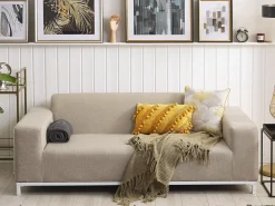 Hot Beliani Divano da giardino 2 posti ROVIGO Beige Bianco Beige