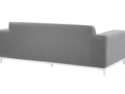 Clearance Beliani Divano da giardino 2 posti ROVIGO Grigio Bianco Grigio