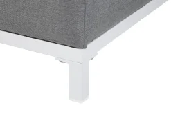 Clearance Beliani Divano da giardino 2 posti ROVIGO Grigio Bianco Grigio