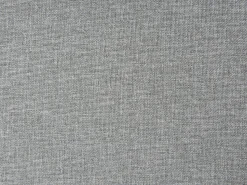 Outlet Beliani Divano da giardino 3 posti SENISE Metallo Grigio Bianco Grigio