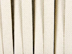 Outlet Beliani Divano da giardino 3 posti SENISE Metallo Grigio Bianco Grigio