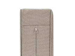 Sale Beliani Divano da giardino 2 posti TRANI Modulare Legno di acacia certificato Marrone scuro Beige Grigio Marrone
