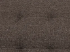 Clearance Beliani Divano letto angolare modulare 4 posti ABERDEEN Tessuto Marrone scuro Marrone Argento