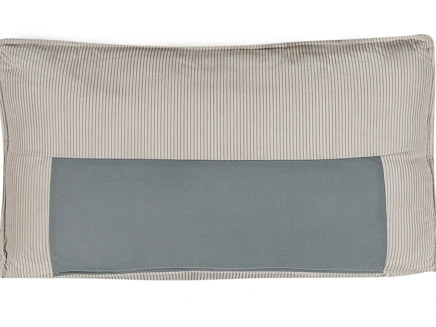 Online Beliani Divano letto angolare 3 posti ABACKA Velluto a coste Beige Beige Nero