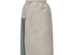 Online Beliani Divano letto angolare 3 posti ABACKA Velluto a coste Beige Beige Nero