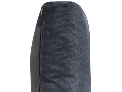 Hot Beliani Divano letto angolare 4 posti FLAKK Tessuto Blu marino con contenitore Lato Sinistro Marrone Blu