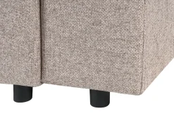 Divano letto angolare 3 posti INNVIK Tessuto Marrone chiaro con contenitore Lato destro