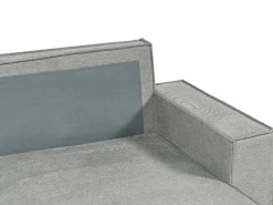 Best Beliani Divano letto angolare 3 posti KARILA Tessuto con contenitore Grigio