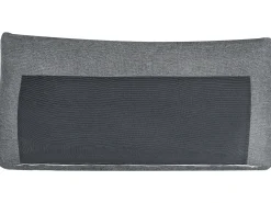 Clearance Beliani Divano letto angolare 3 posti KARILA Tessuto scuro con contenitore Grigio