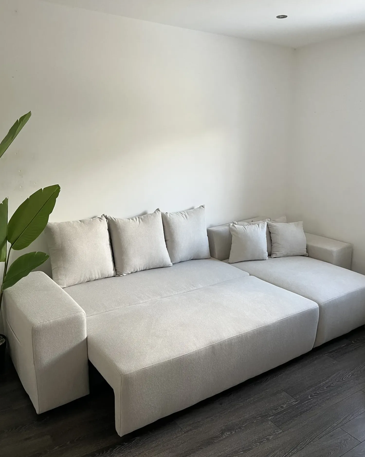 Best Beliani Divano letto angolare 3 posti LUSPA Tessuto Beige chiaro con contenitore Beige Nero