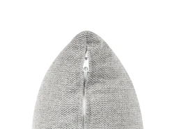 Clearance Beliani Divano letto angolare 3 posti LUSPA Tessuto Grigio chiaro con contenitore Grigio Nero