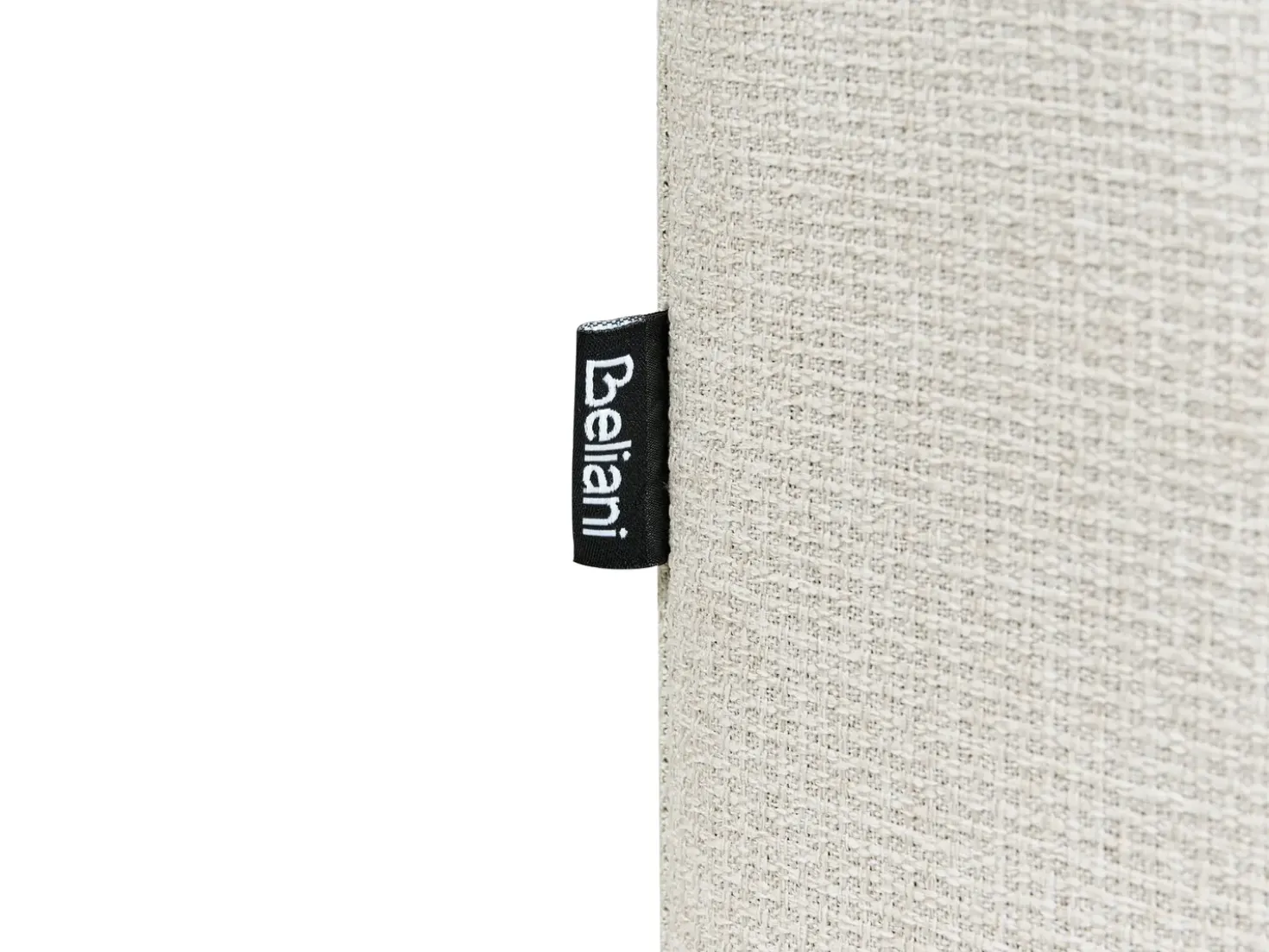 Divano letto angolare 3 posti NASSJO Lino sintetico Beige chiaro Lato destro