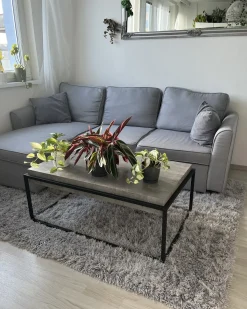 Sale Beliani Divano letto angolare 3 posti NESNA Tessuto Grigio chiaro con contenitore Marrone Grigio