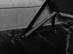 Hot Beliani Divano letto angolare 3 posti NESNA Tessuto chiaro con contenitore Grigio