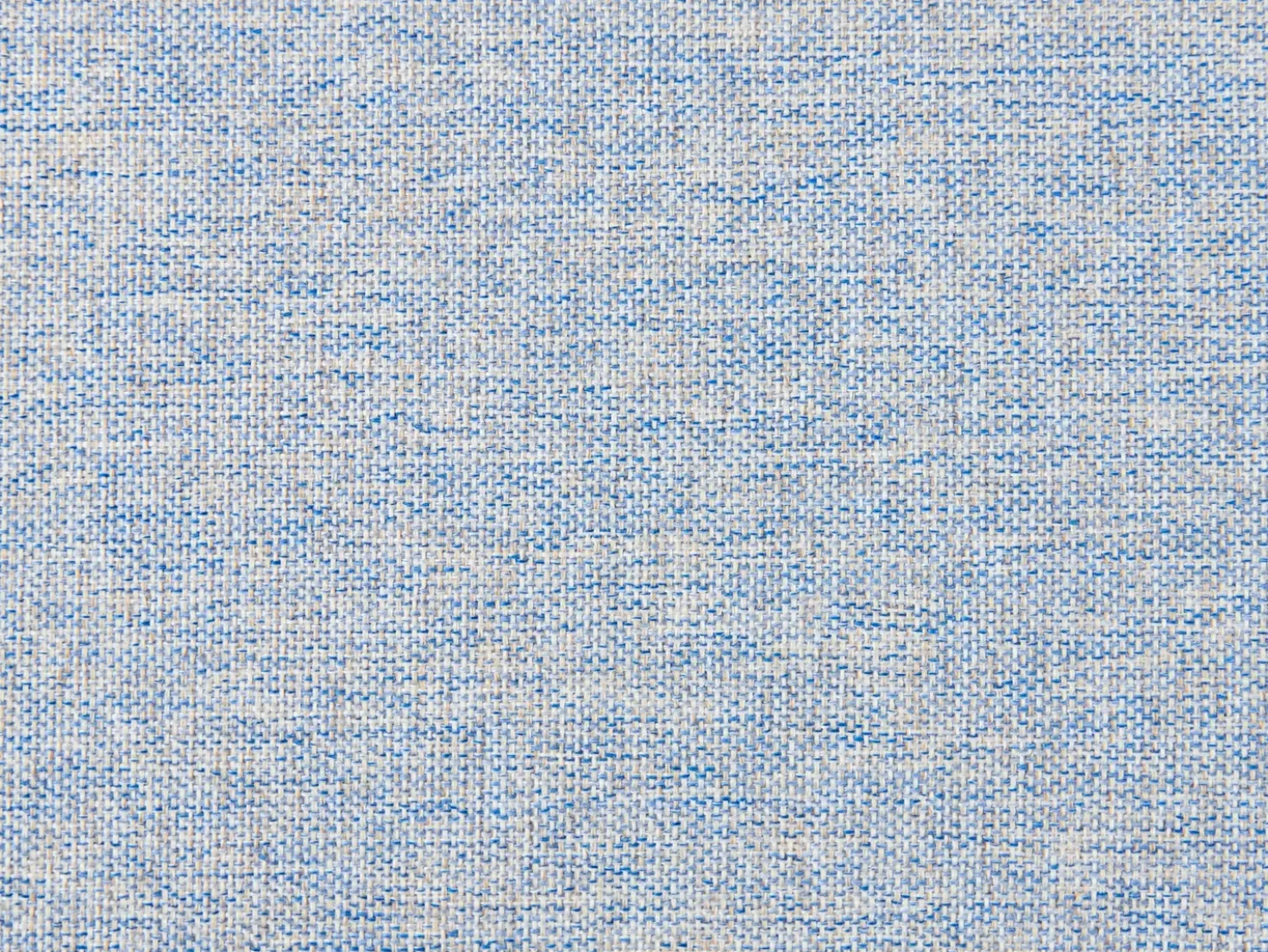Divano letto angolare 3 posti SIMRIS Tessuto Azzurro con contenitore Lato Sinistro
