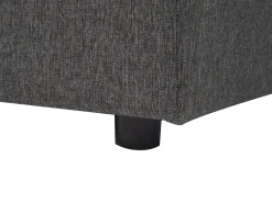 Sale Beliani Divano letto a U 5 posti KARRABO Tessuto scuro con contenitore Grigio