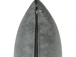 Clearance Beliani Divano letto a U 5 posti SOMMEN Tessuto Grigio scuro con contenitore Marrone Grigio