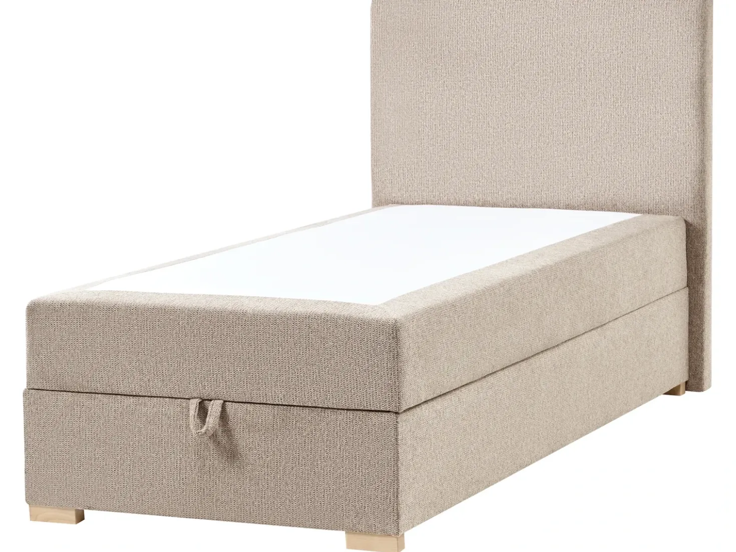 Divano letto con contenitore Tessuto MAJOR 90 x 200 cm Tortora