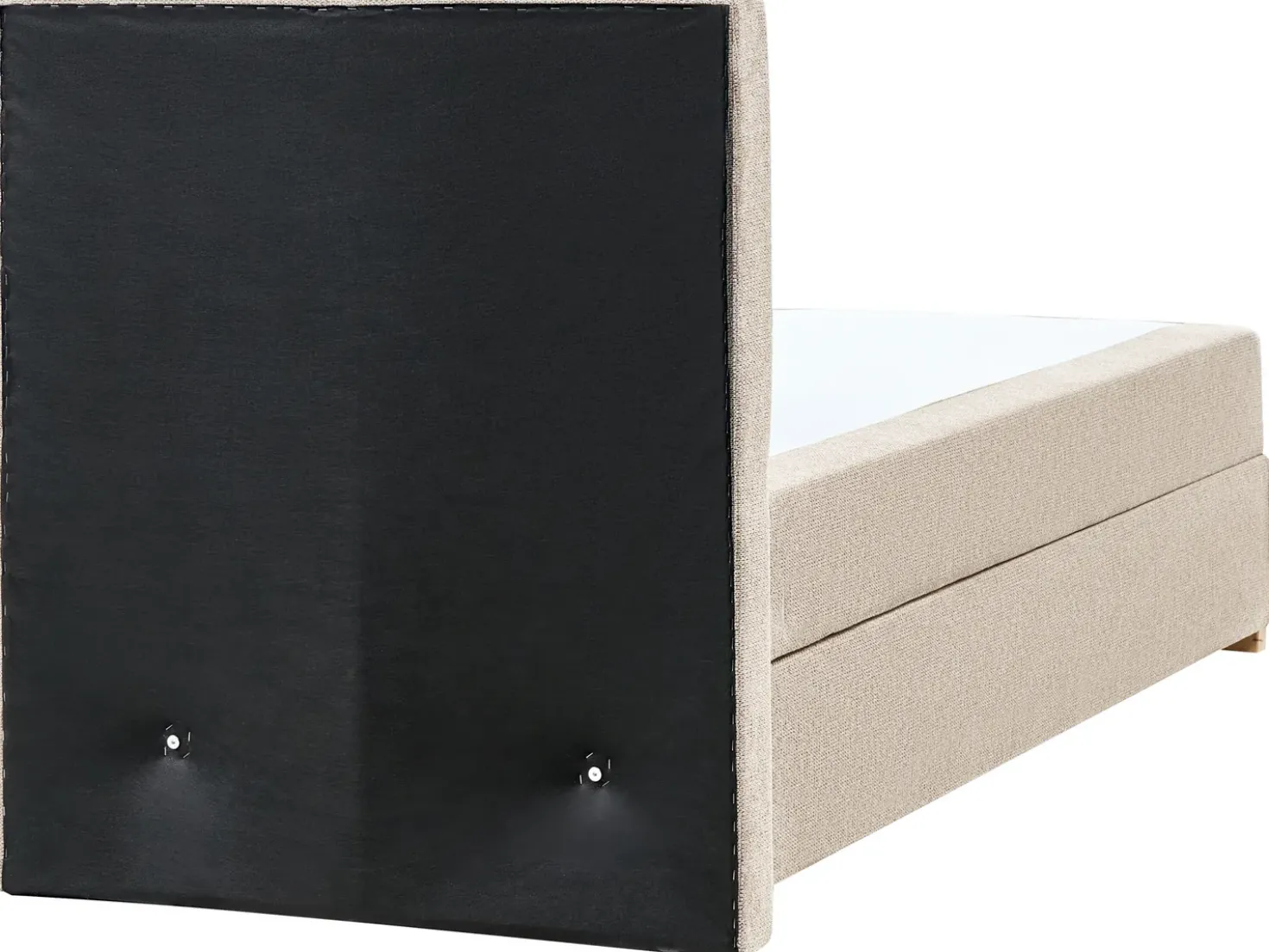 Divano letto con contenitore Tessuto MAJOR 90 x 200 cm Tortora