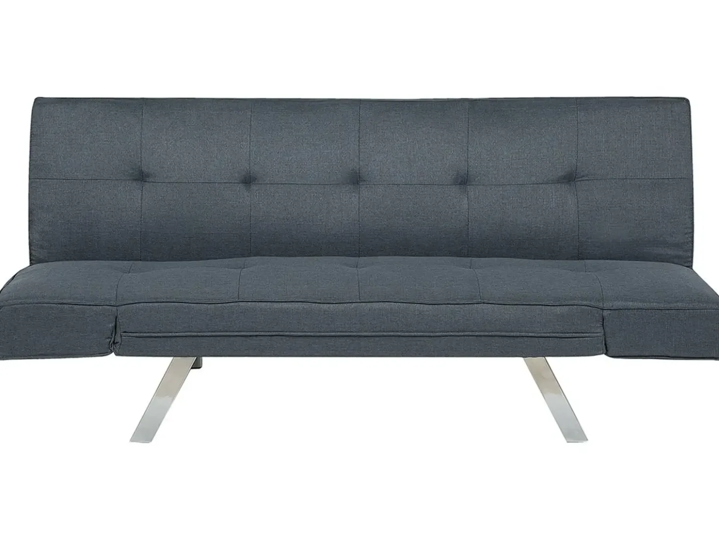 Divano letto 3 posti BRISTOL Tessuto Blu scuro