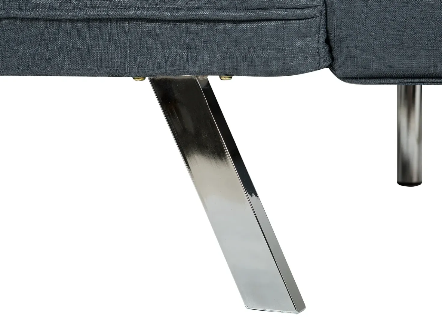 Divano letto 3 posti BRISTOL Tessuto Blu scuro