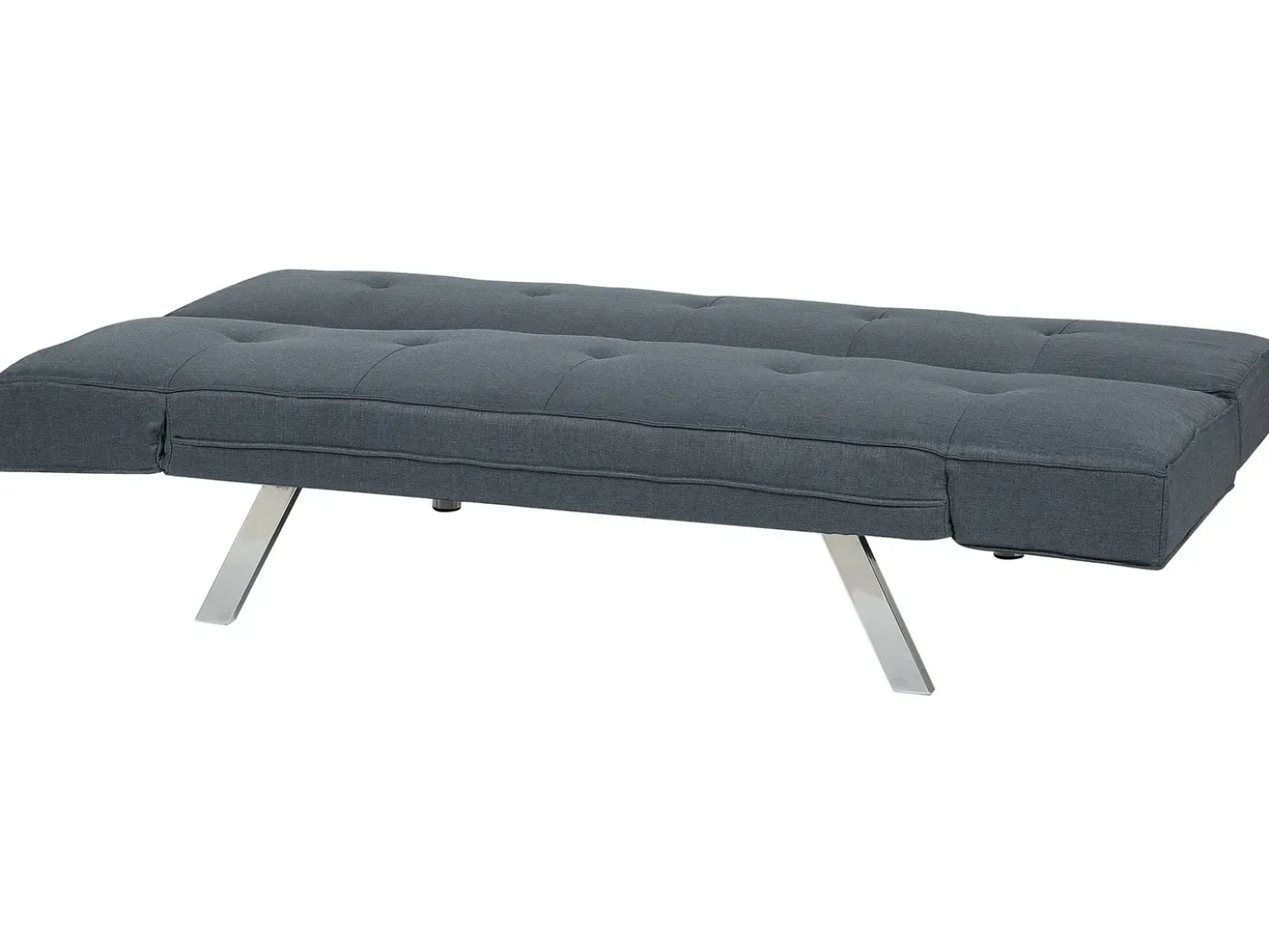 Divano letto 3 posti BRISTOL Tessuto Blu scuro