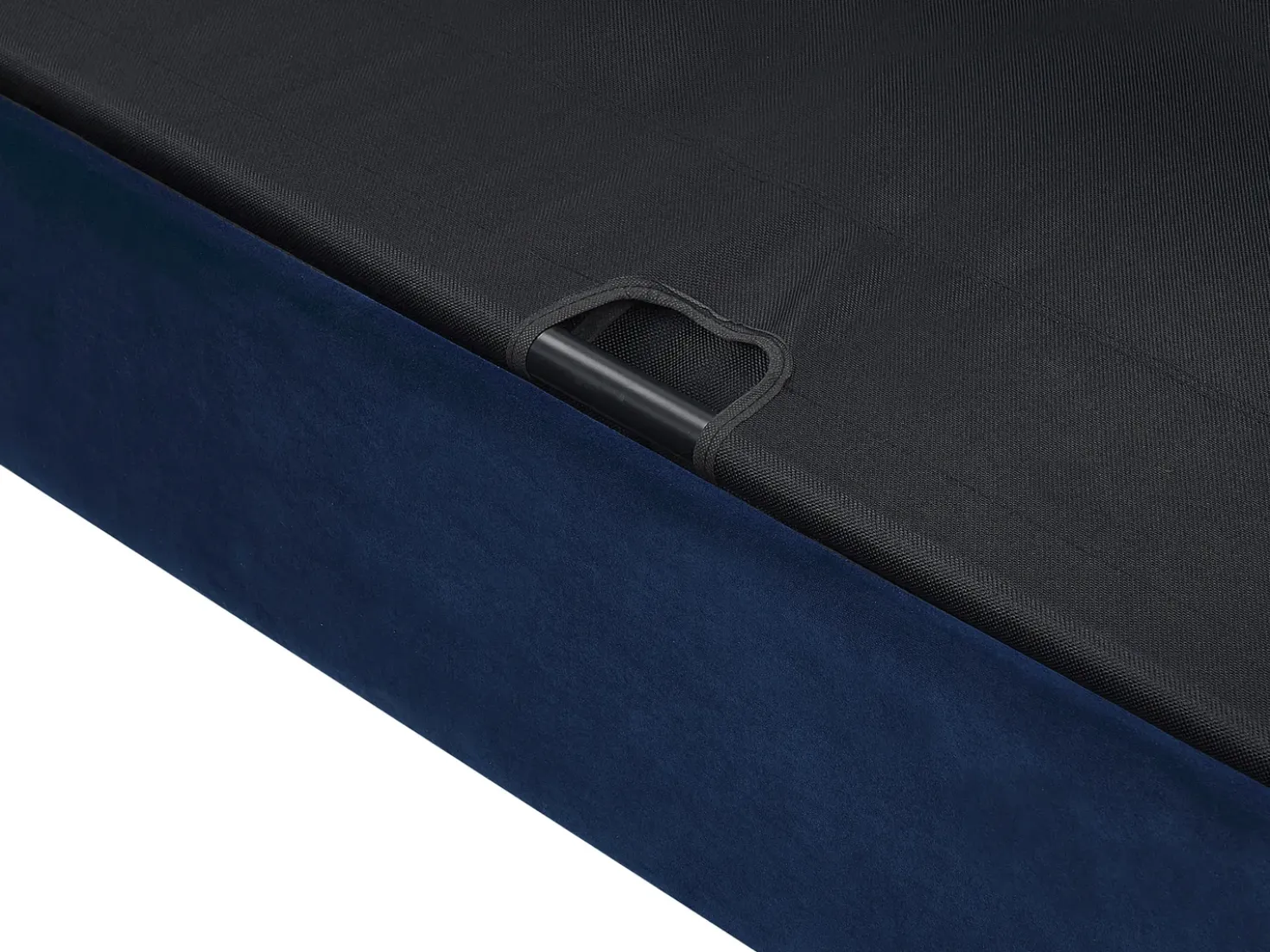 Divano letto 3 posti CHESTERFIELD Velluto Blu