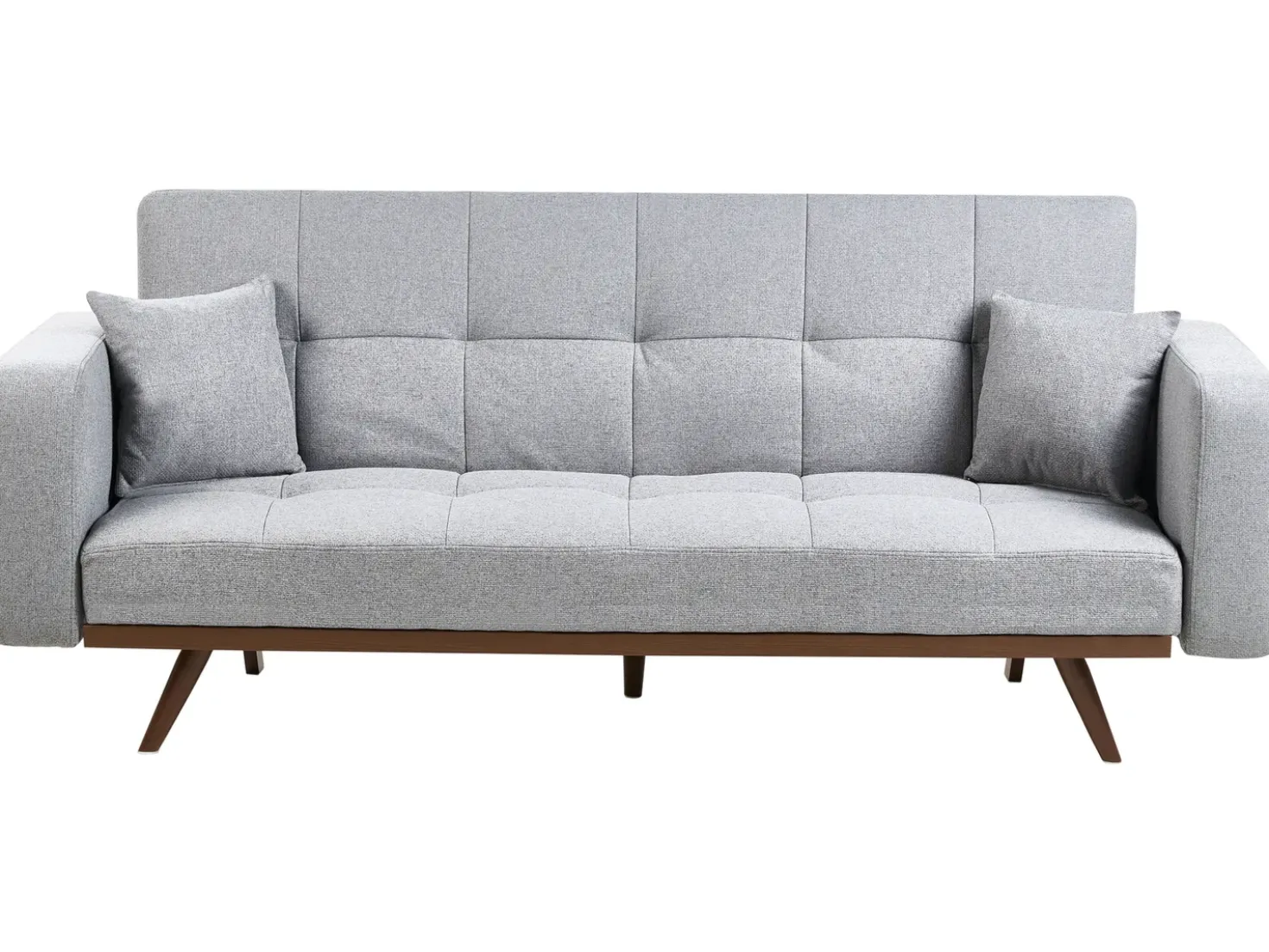 Divano letto 3 posti HJULBY Grigio