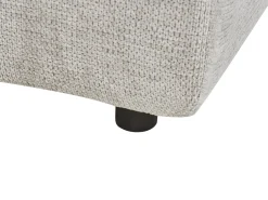 Divano letto 2 posti INNVIK Tessuto Grigio chiaro con contenitore