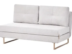 Divano letto 3 posti JERSLEV Tessuto Bianco sporco