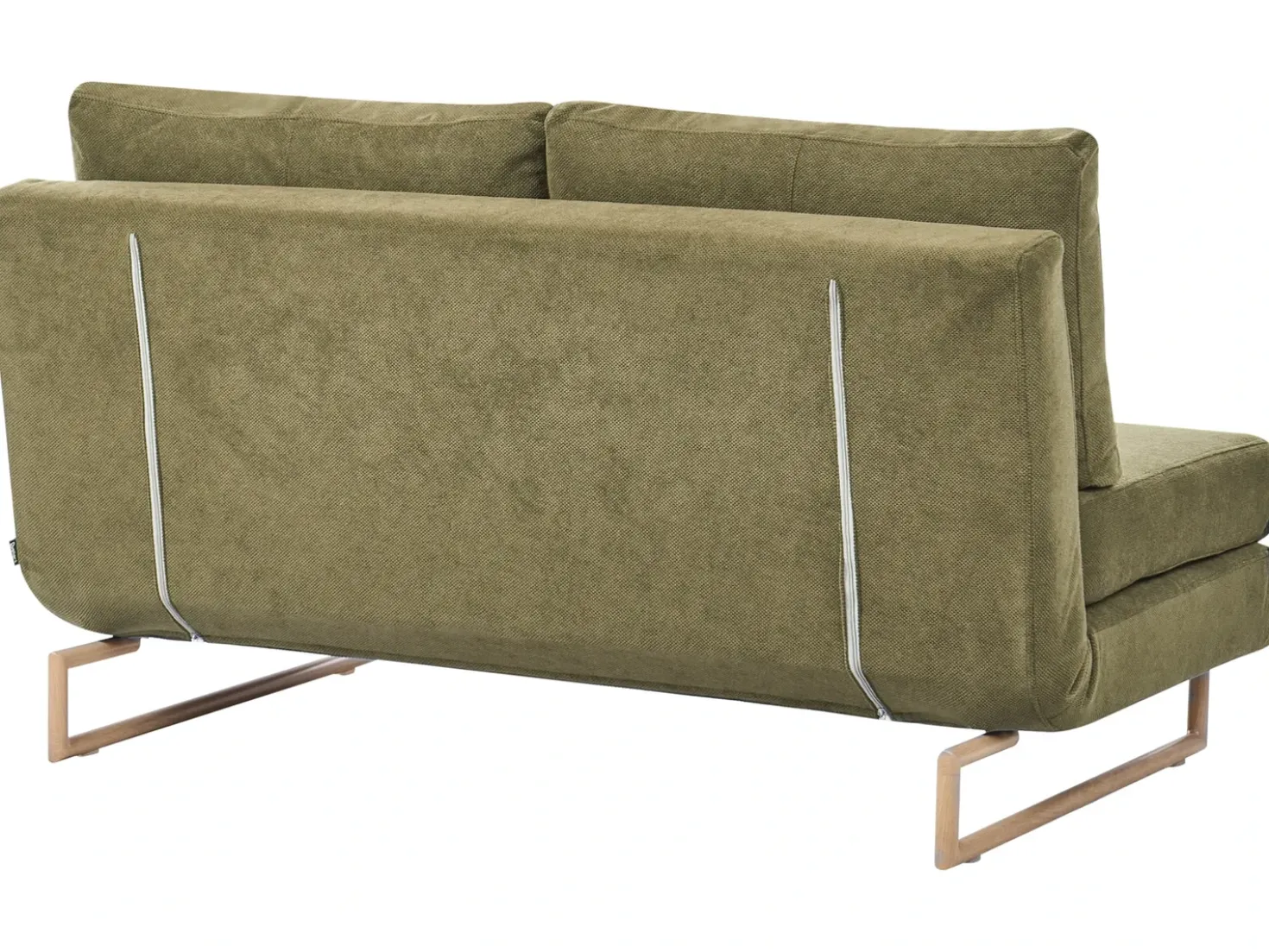 Divano letto 3 posti JERSLEV Tessuto Verde