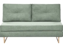 Divano letto 3 posti JERSLEV Tessuto Verde chiaro