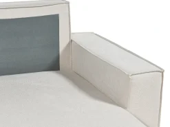 Best Beliani Divano letto 3 posti KARILA Tessuto chiaro con contenitore Beige