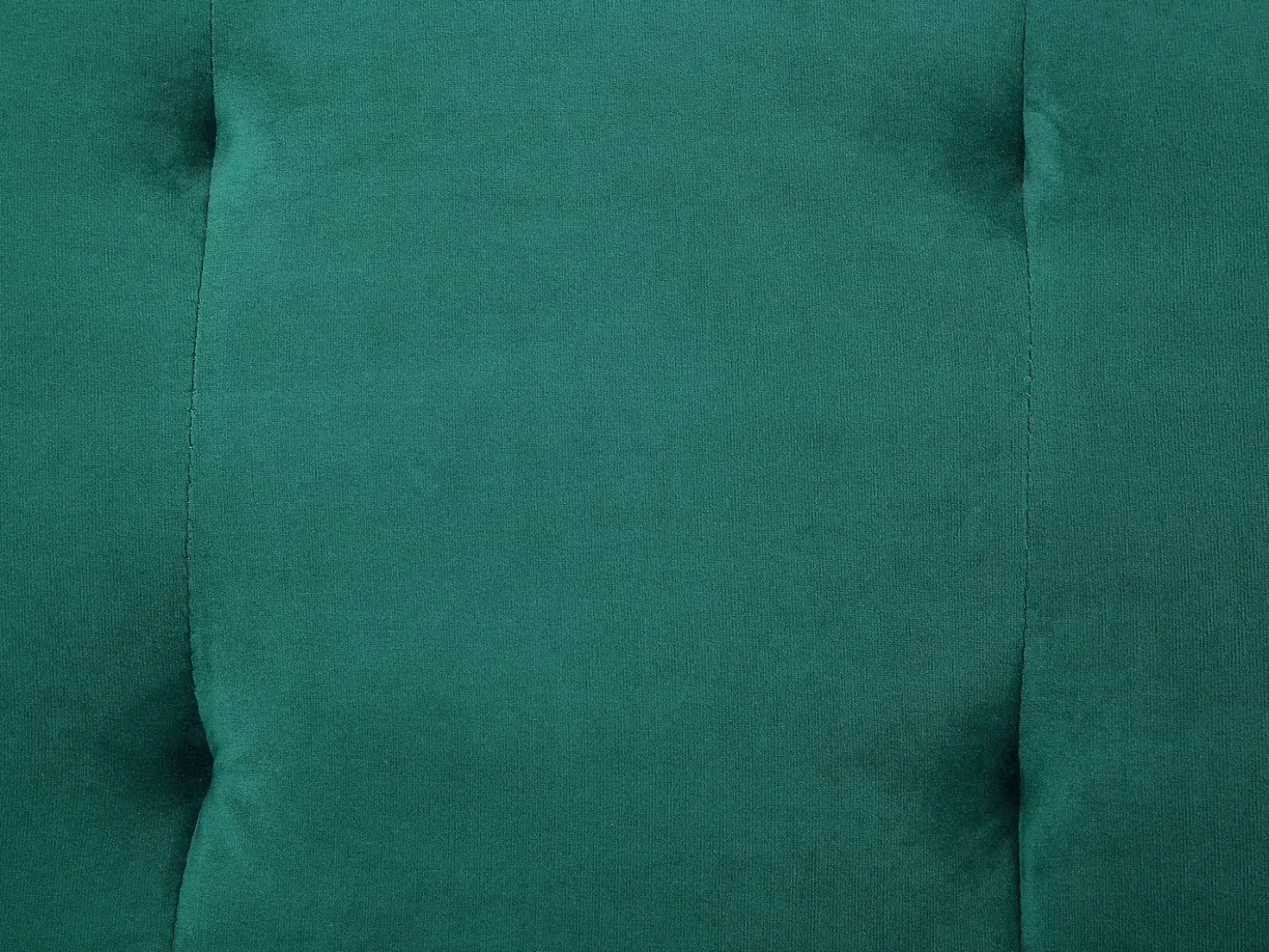 Divano letto 3 posti SELNES Velluto Verde smeraldo
