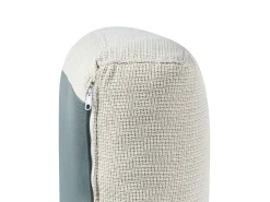 Clearance Beliani Divano letto 3 posti SIRO Tessuto Beige chiaro con contenitore Lato Sinistro Beige Marrone