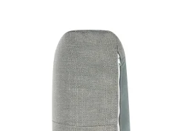 Clearance Beliani Divano letto 3 posti SIRO Tessuto Grigio con contenitore Lato Sinistro Marrone Grigio