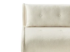 Divano letto 2 posti VESTFOLD Bouclé Bianco sporco