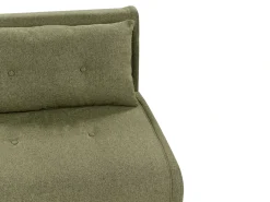 Divano letto 2 posti VESTFOLD Tessuto Verde oliva