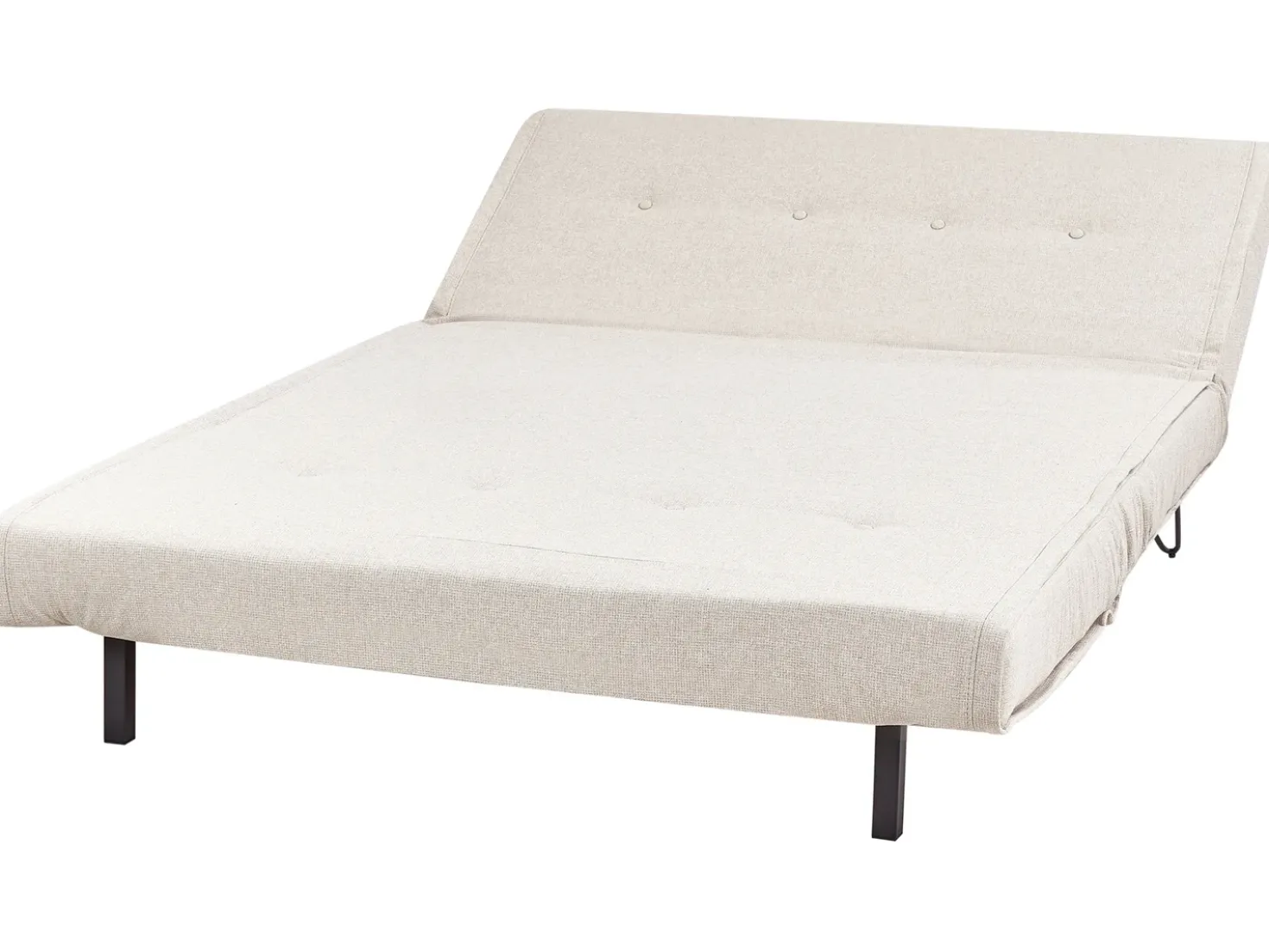 Divano letto 2 posti VESTFOLD Tessuto Beige chiaro