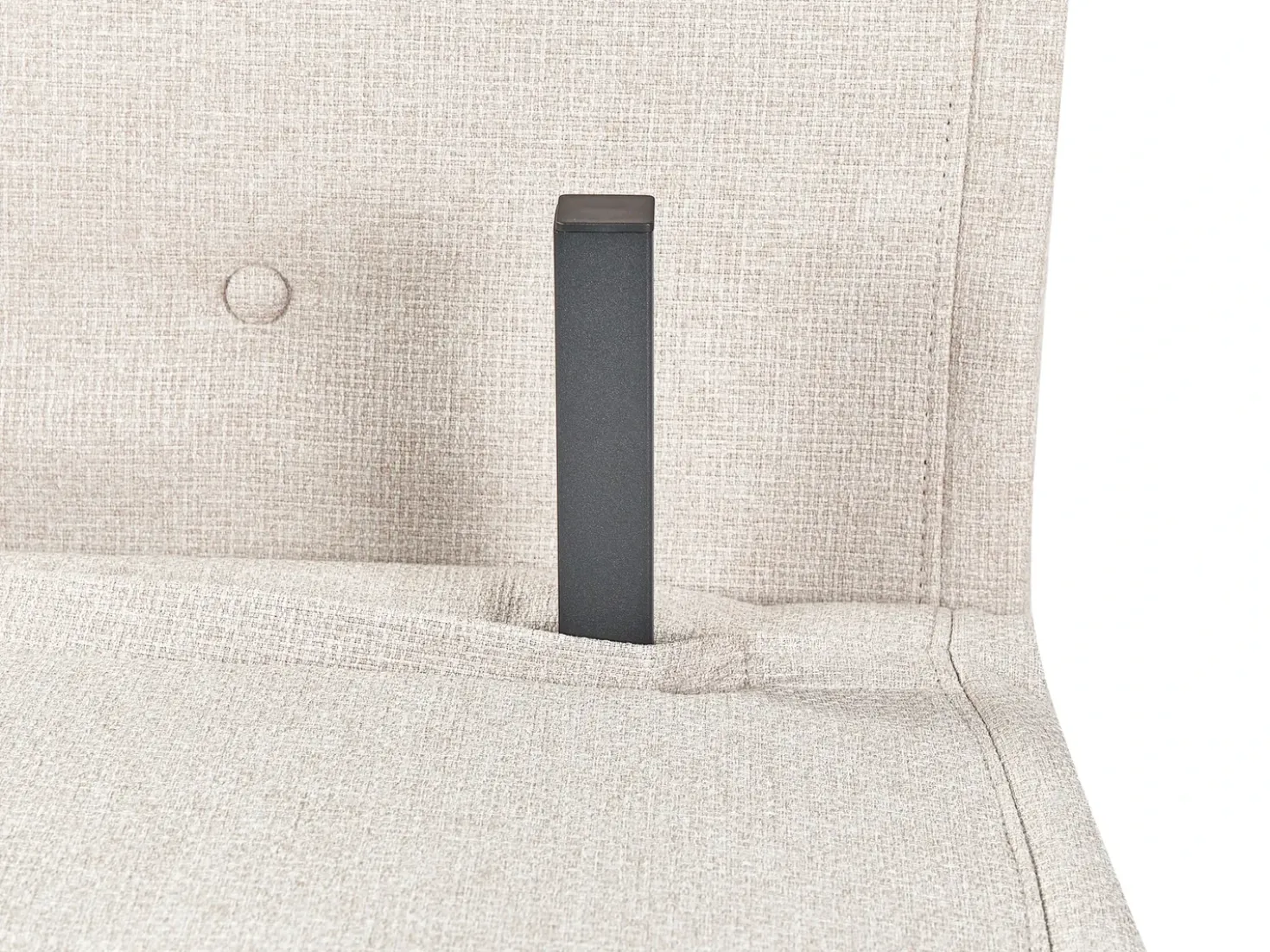 Divano letto 2 posti VESTFOLD Tessuto Beige chiaro