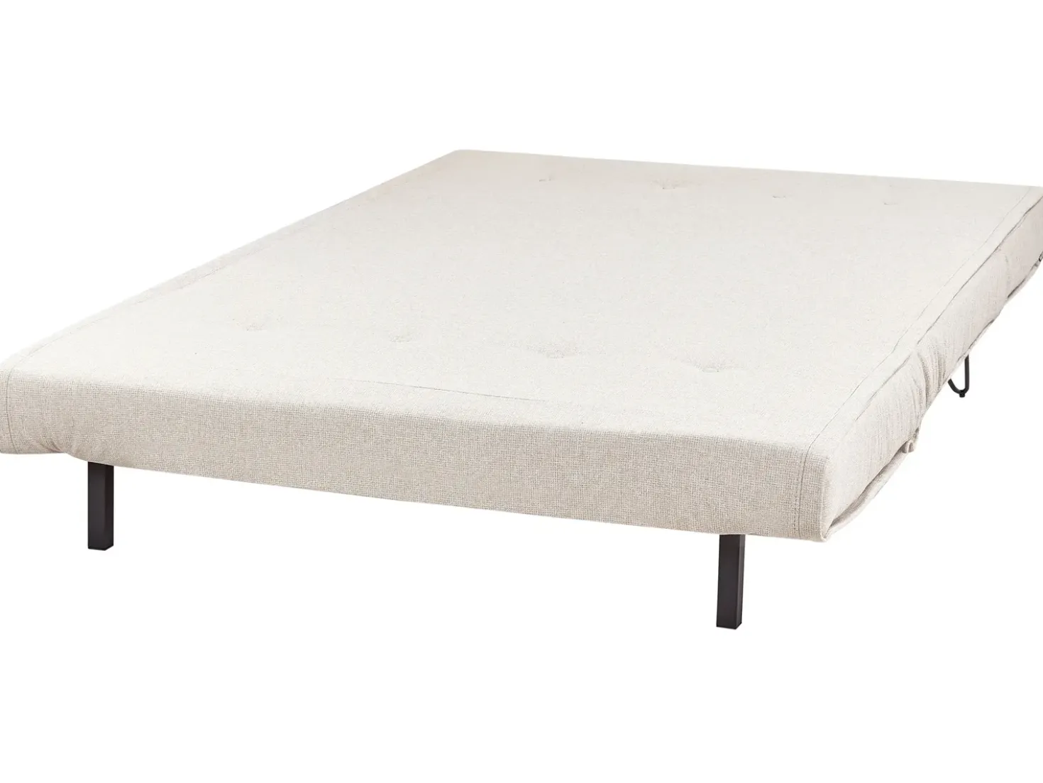 Divano letto 2 posti VESTFOLD Tessuto Beige chiaro