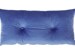 Divano letto 2 posti VESTFOLD Velluto Blu marino