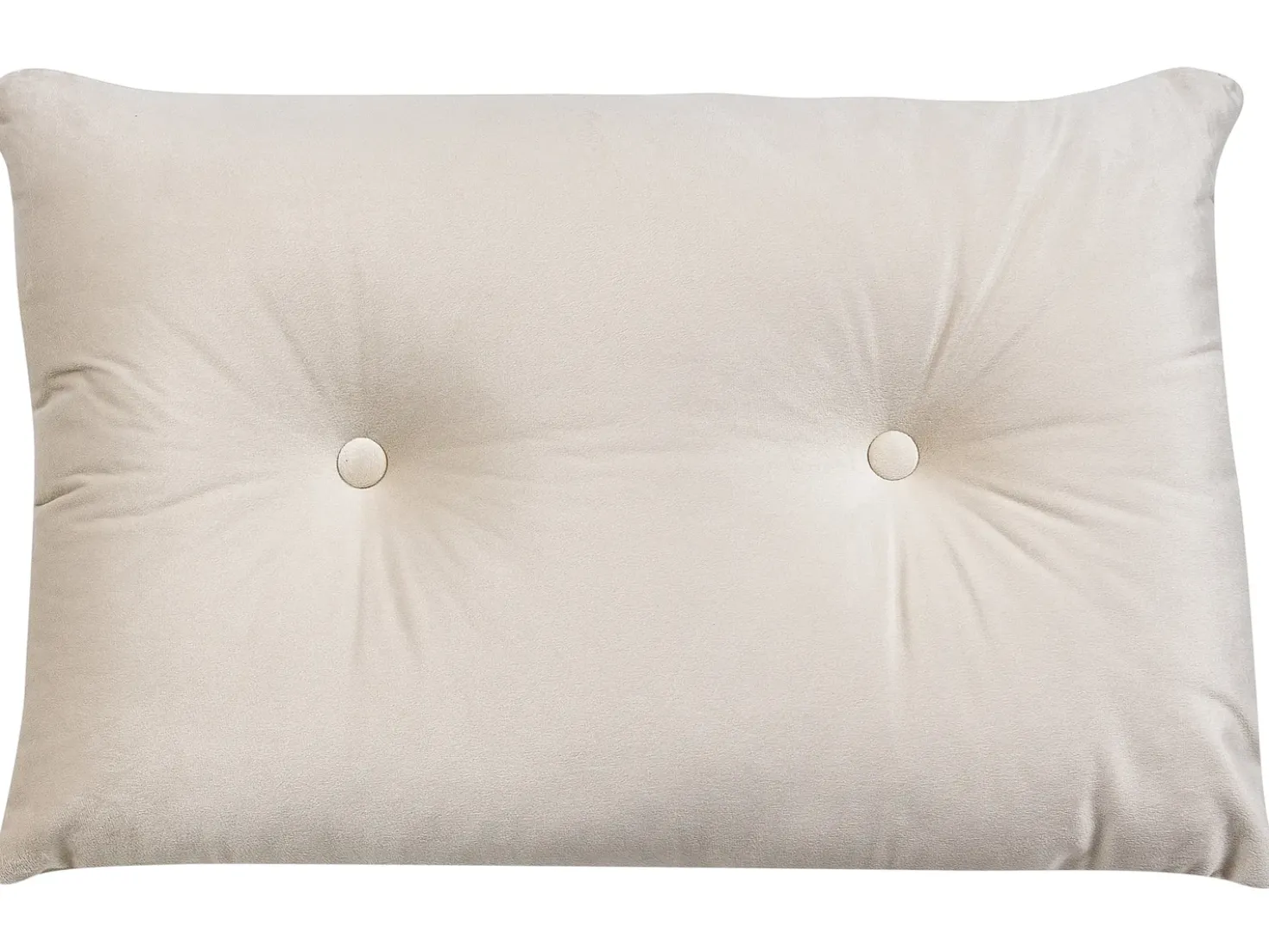 Divano letto 2 posti VESTFOLD Velluto Beige