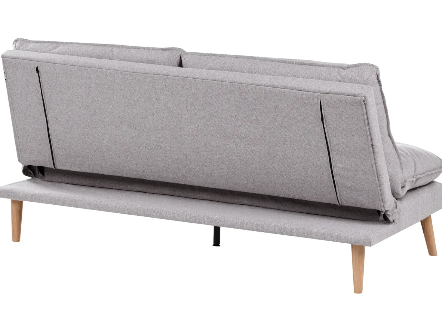 Divano letto 3 posti YILA Tessuto Grigio