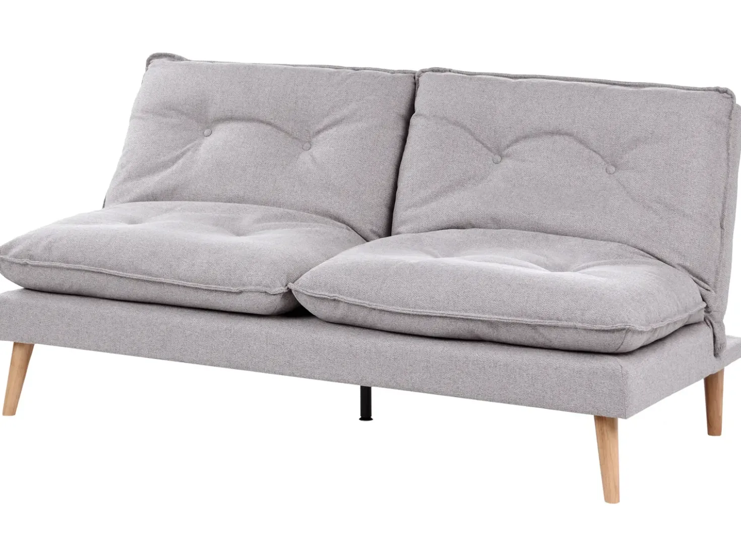 Divano letto 3 posti YILA Tessuto Grigio