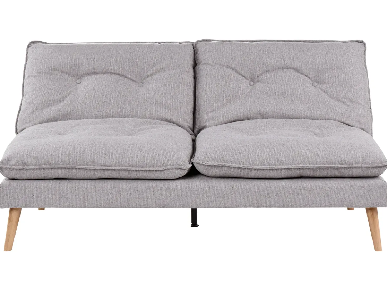 Divano letto 3 posti YILA Tessuto Grigio